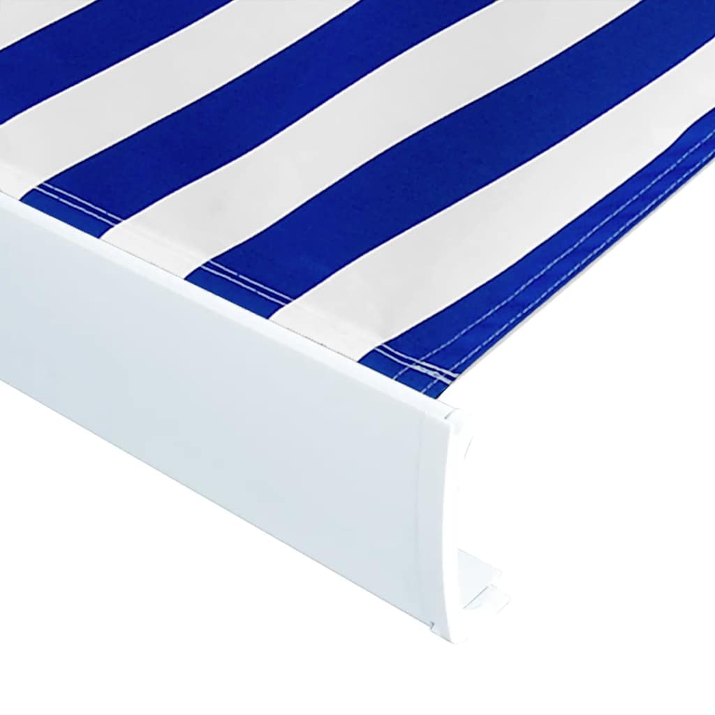 Vidaxl LaFeldoek 450 x 300 cm Leinwand Blau und Weiß