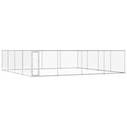 VIDAXL -Hundezwinger für außen 760 x 760 x 185 cm verzinkter Stahl - afbeelding 1