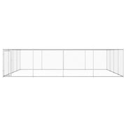 VIDAXL -Hundezwinger für außen 760 x 760 x 185 cm verzinkter Stahl - afbeelding 2