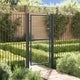 Vidaxl Gaaspoort 100x255 cm verzinkter Stahlgrau grau