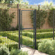 Vidaxl Gaaspoort 100x250 cm verzinkter Stahlgrau