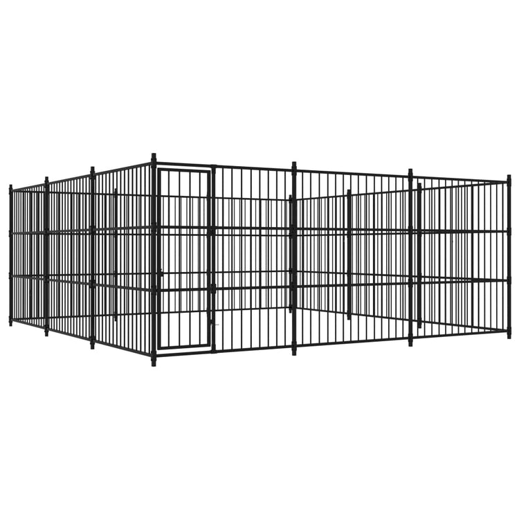 VIDAXL -Hundezwinger für außerhalb 450x450x185 cm