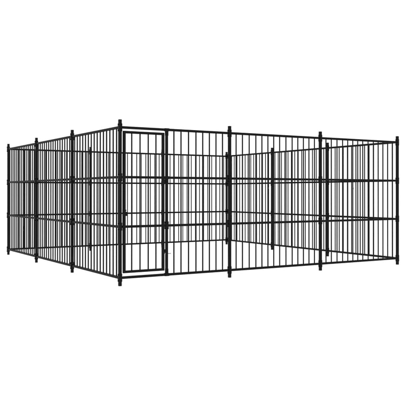 VIDAXL -Hundezwinger für außerhalb 450x450x185 cm