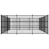VIDAXL -Hundezwinger für außerhalb 450x450x185 cm - afbeelding 2