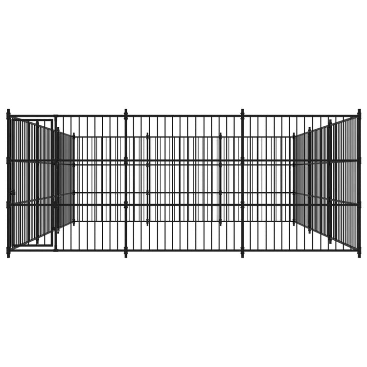 VIDAXL -Hundezwinger für außerhalb 450x450x185 cm