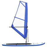Vidaxl Stand-up-Paddleboard mit Segelset Blau und Weiß aufblasbar - afbeelding 2