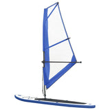 Vidaxl Stand-up-Paddleboard mit Segelset Blau und Weiß aufblasbar - afbeelding 3