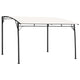 Vidaxl Sun Banopy 3x3x2,55 m creme -gepflegt