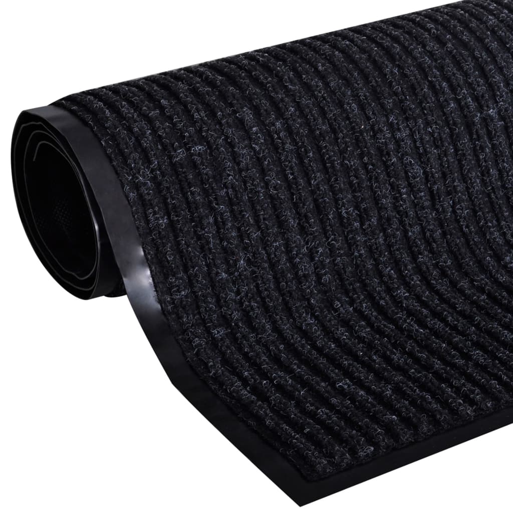Vidaxx Fußmatte 117x220 cm PVC schwarz