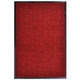 Vidaxx Fußmatte 117x220 cm PVC rot