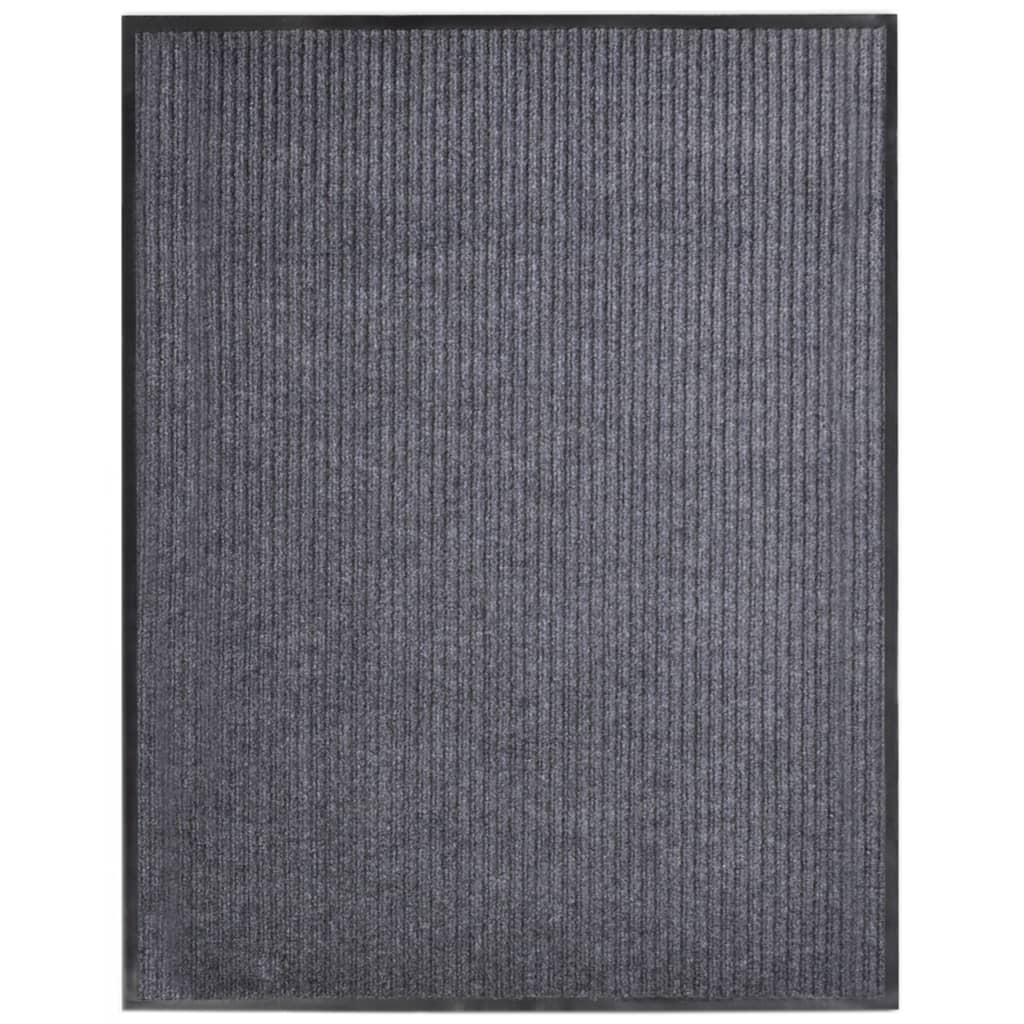 Vidaxx Fußmatte 117x220 cm PVC grau