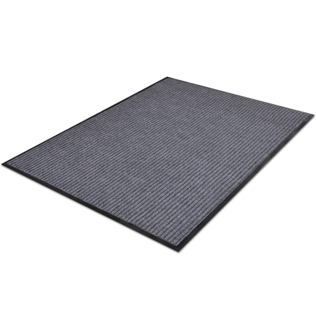 Vidaxx Fußmatte 117x220 cm PVC grau