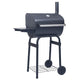 Vidaxl Charcoal Barbecue Raucher mit Unterwealth Black