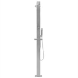 Vidaxl Outdoor -Dusche gerade Edelstahl - afbeelding 3