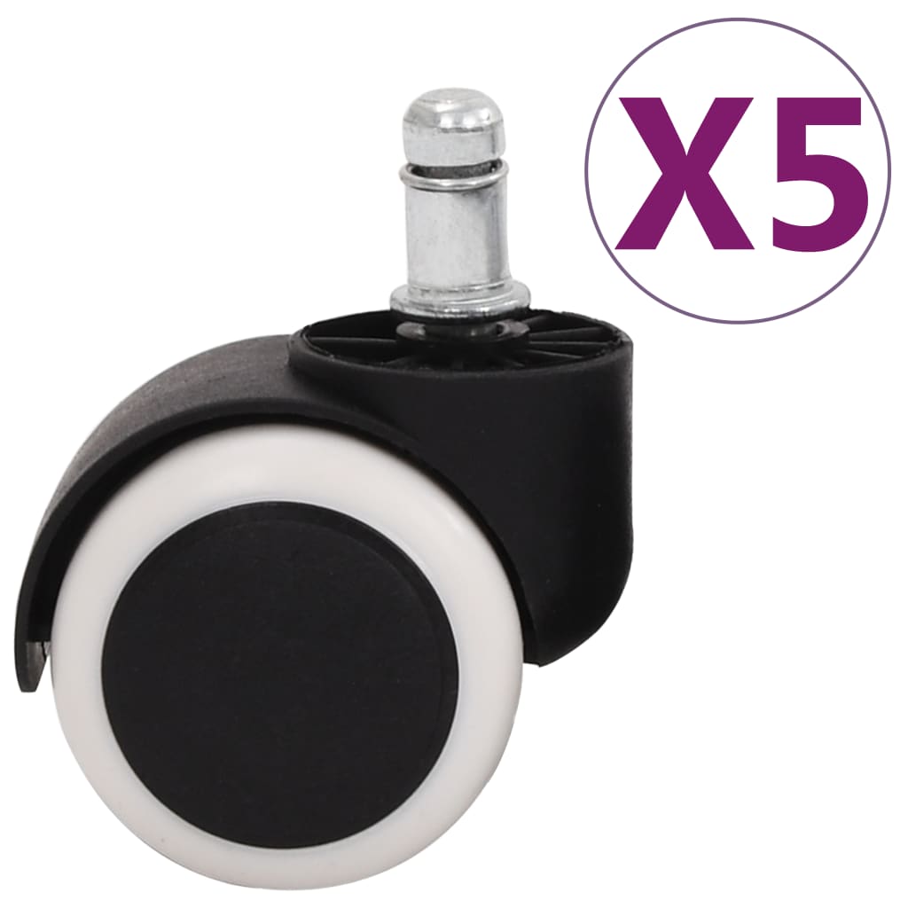 Vidaxl -Räder für Bürostühle 5 PCs