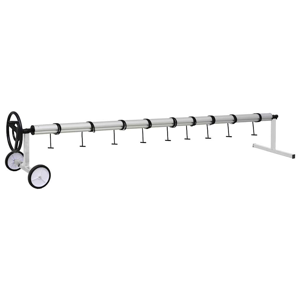 Vidaxl Poolabdeckungsroller mit Edelstahlrahmen