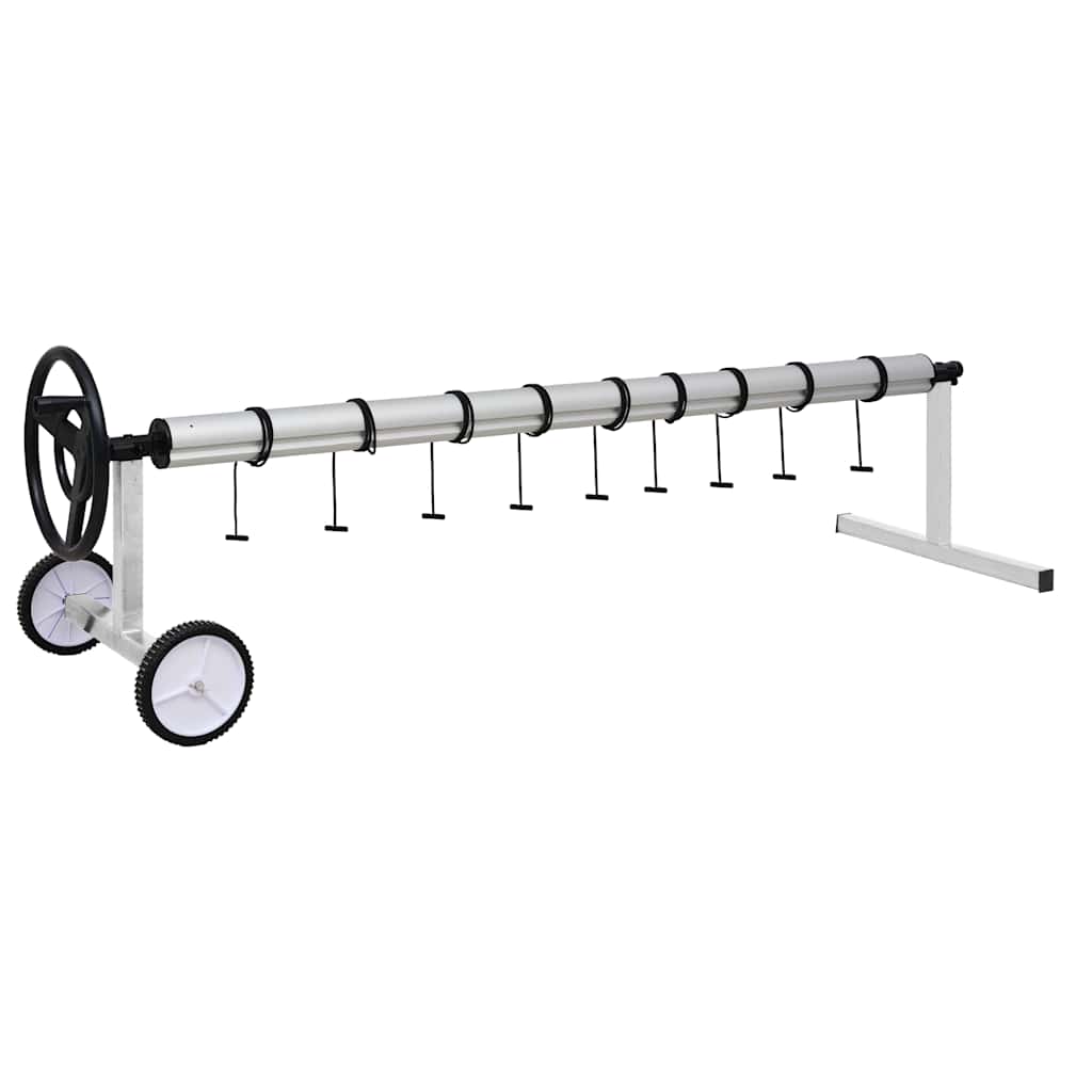 Vidaxl Poolabdeckungsroller mit Edelstahlrahmen