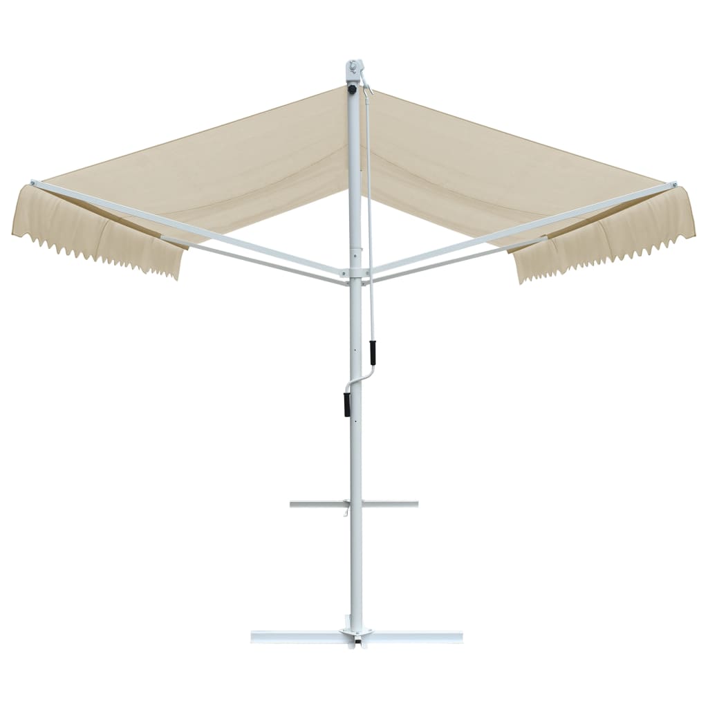 Vidaxl Luifel 500x300 cm Creme abgelöst