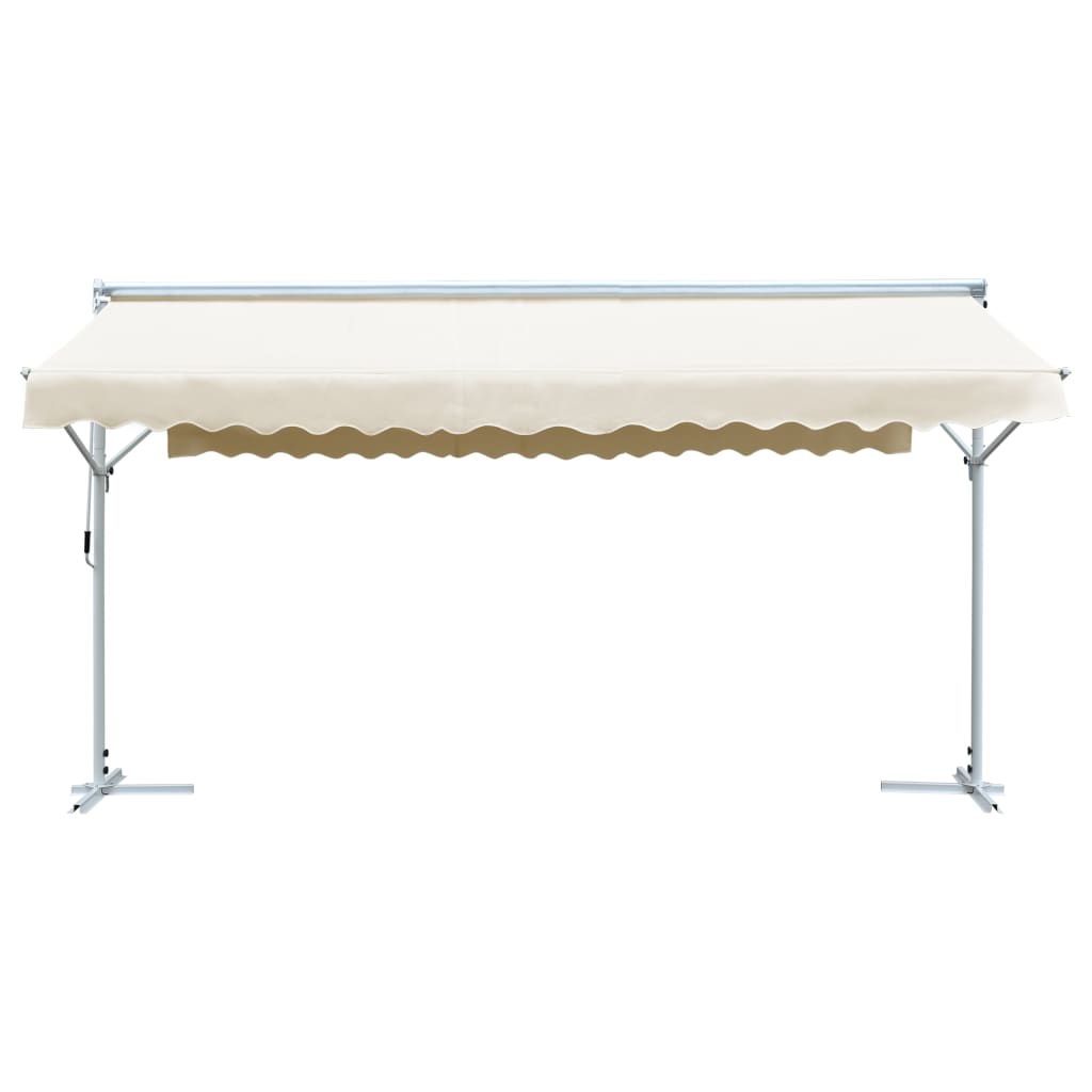 VIDAXL LUIFEL LETAGED 600 x 300 cm Creme