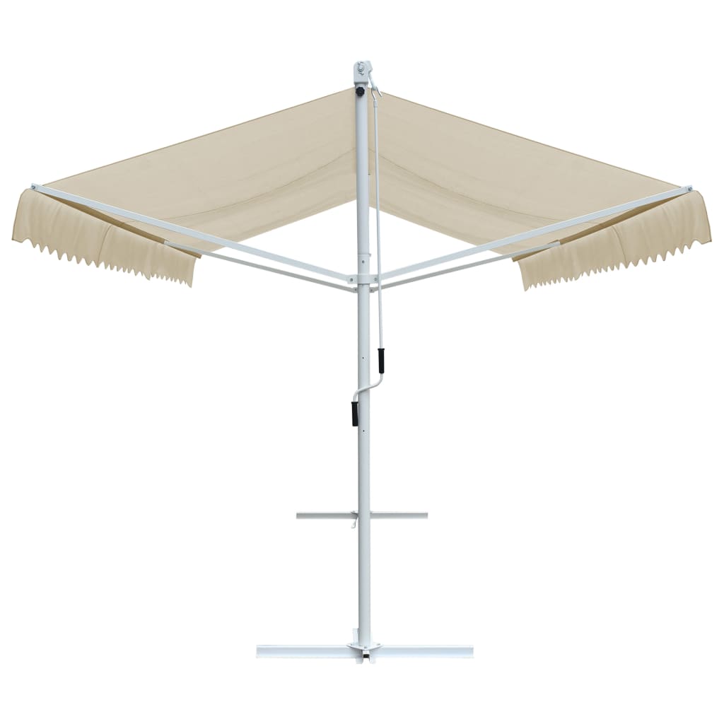 VIDAXL LUIFEL LETAGED 600 x 300 cm Creme