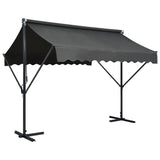Vidaxl Luifel abgelöst 300 x 300 cm Anthrazit - afbeelding 1