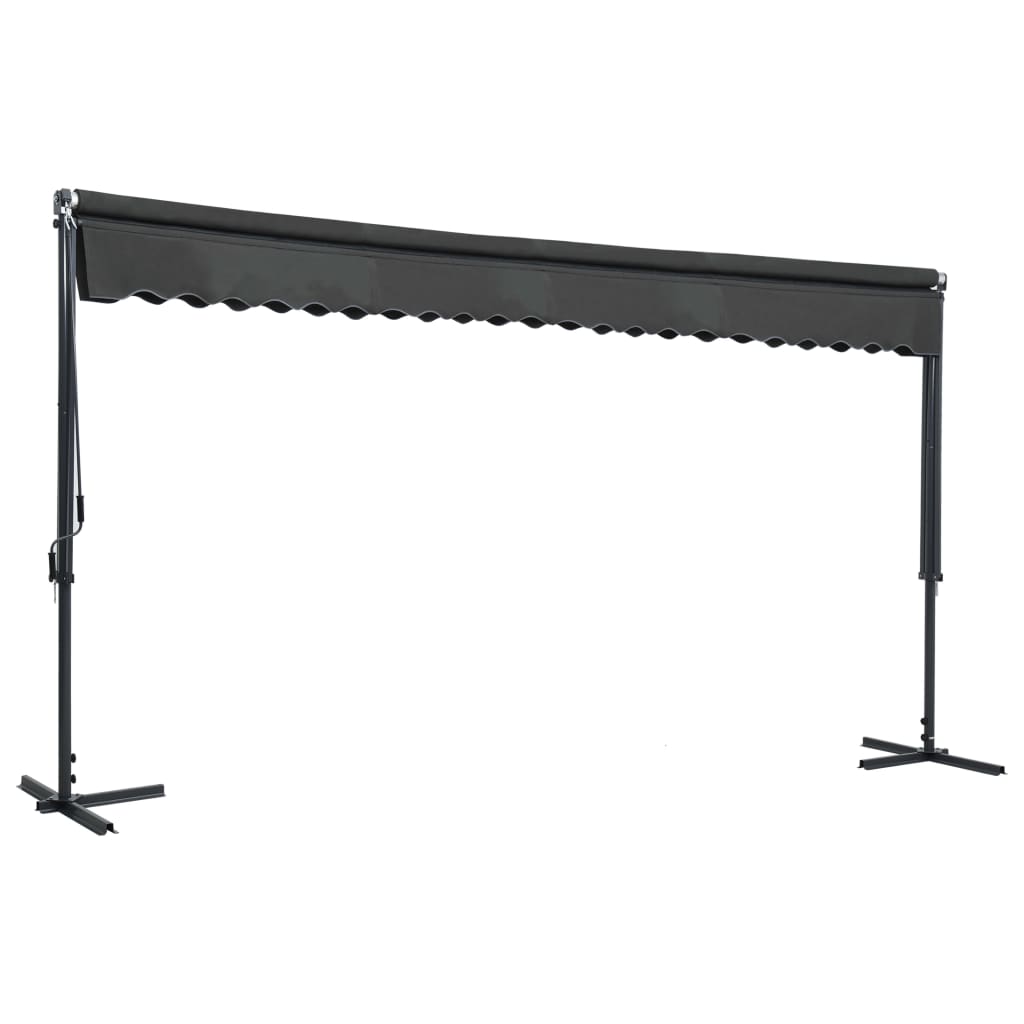 Vidaxl Luifel abgelöst 500 x 300 cm Anthrazit