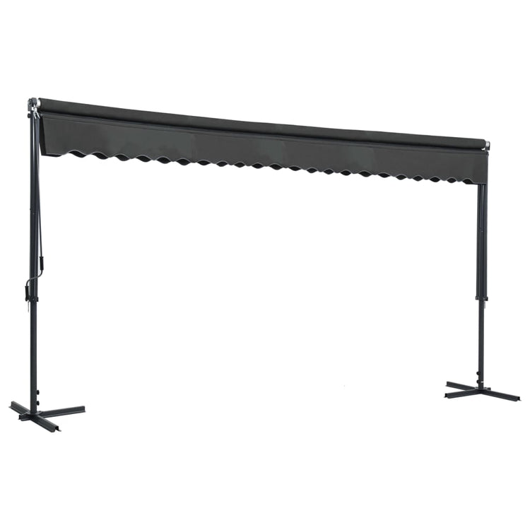 Vidaxl Luifel abgelöst 500 x 300 cm Anthrazit