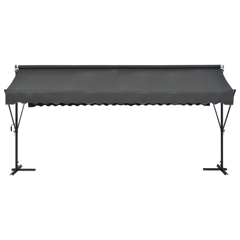 Vidaxl Luifel abgelöst 500 x 300 cm Anthrazit