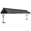 Vidaxl Luifel abgelöst 600 x 300 cm Anthrazit