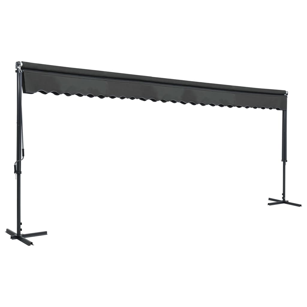 Vidaxl Luifel abgelöst 600 x 300 cm Anthrazit