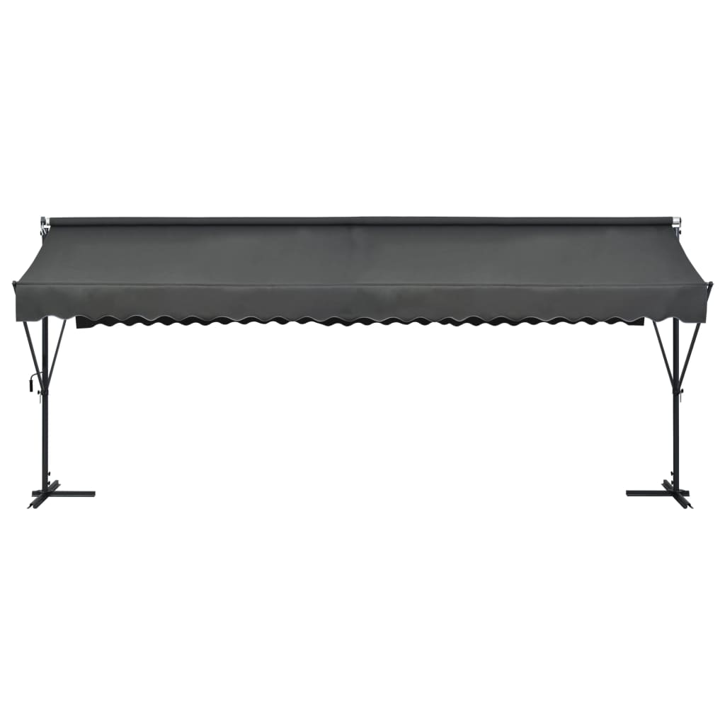Vidaxl Luifel abgelöst 600 x 300 cm Anthrazit