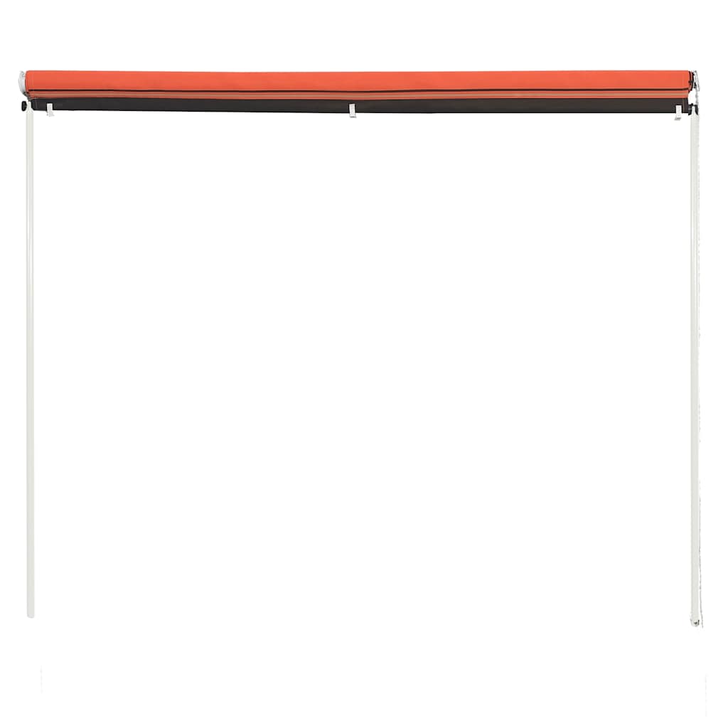 Vidaxl luifel ausziehbar 100x150 cm Orange und Braun