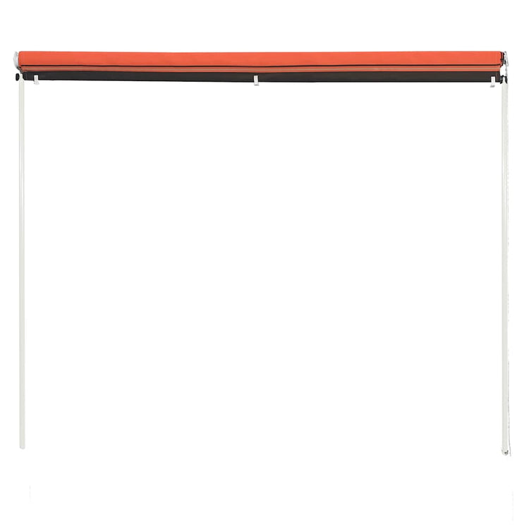 Vidaxl luifel extendable 250x150 cm Orange und Braun