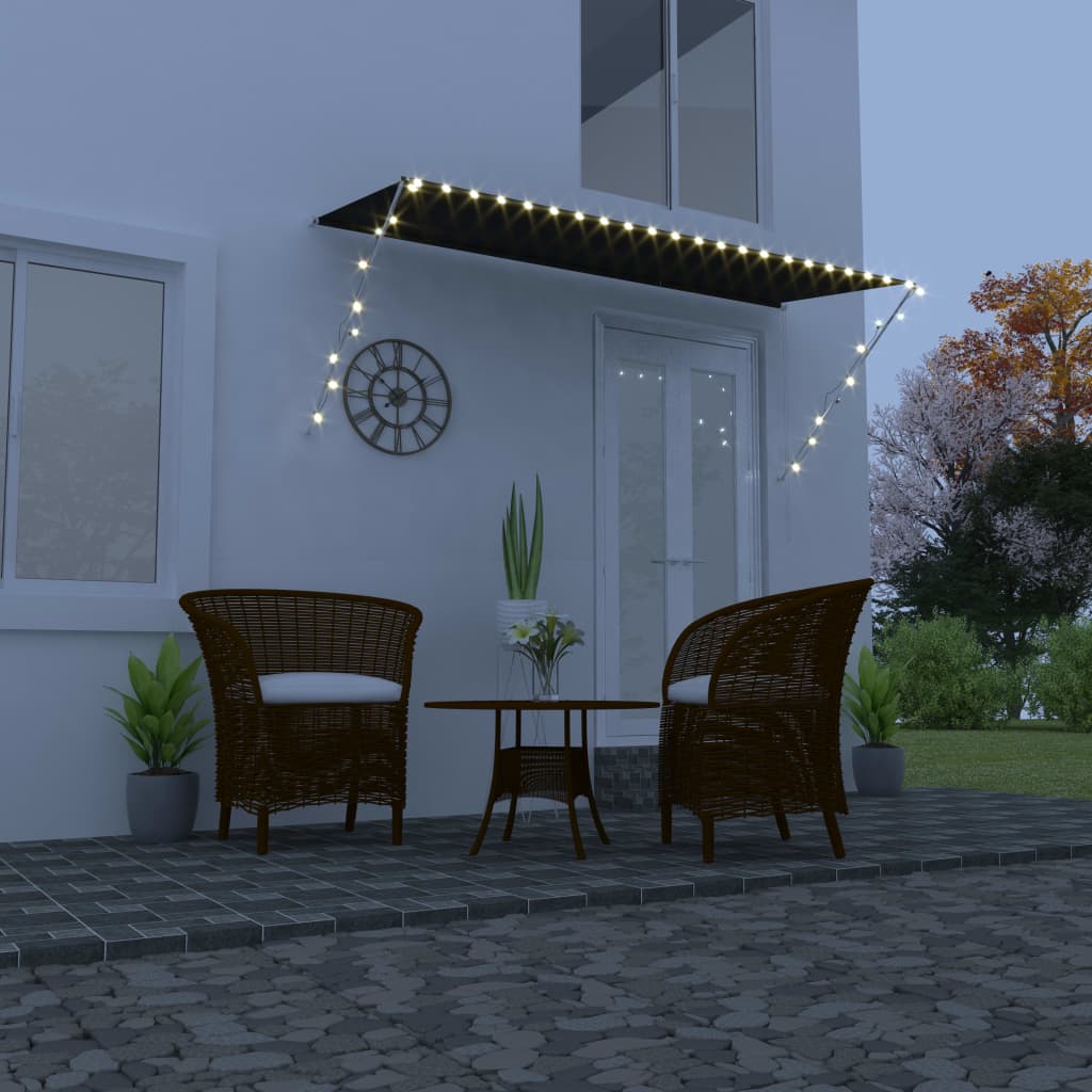 Vidaxl luifel mit LED 300x150 cm Anthrazit leitbar