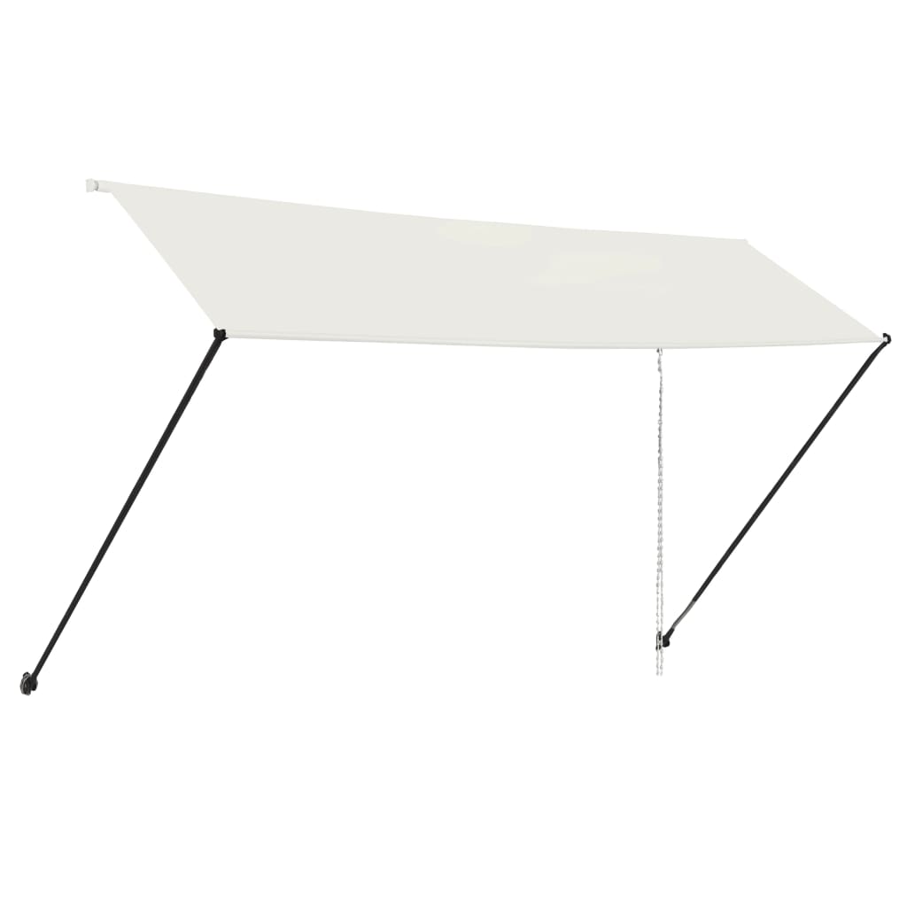 Vidaxl luifel mit LED 400x150 cm Creme länger