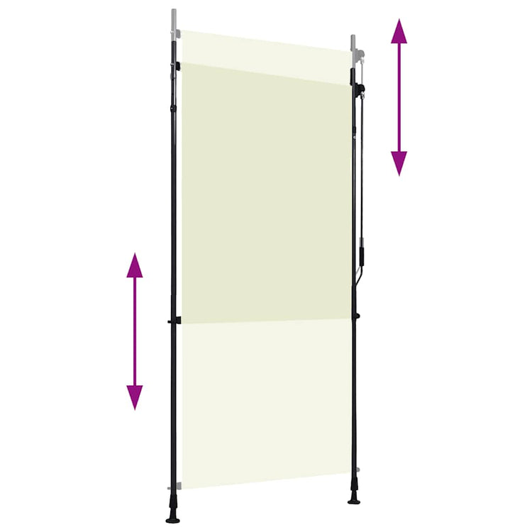 Vidaxl Roller Blind für externe 100x270 cm Creme