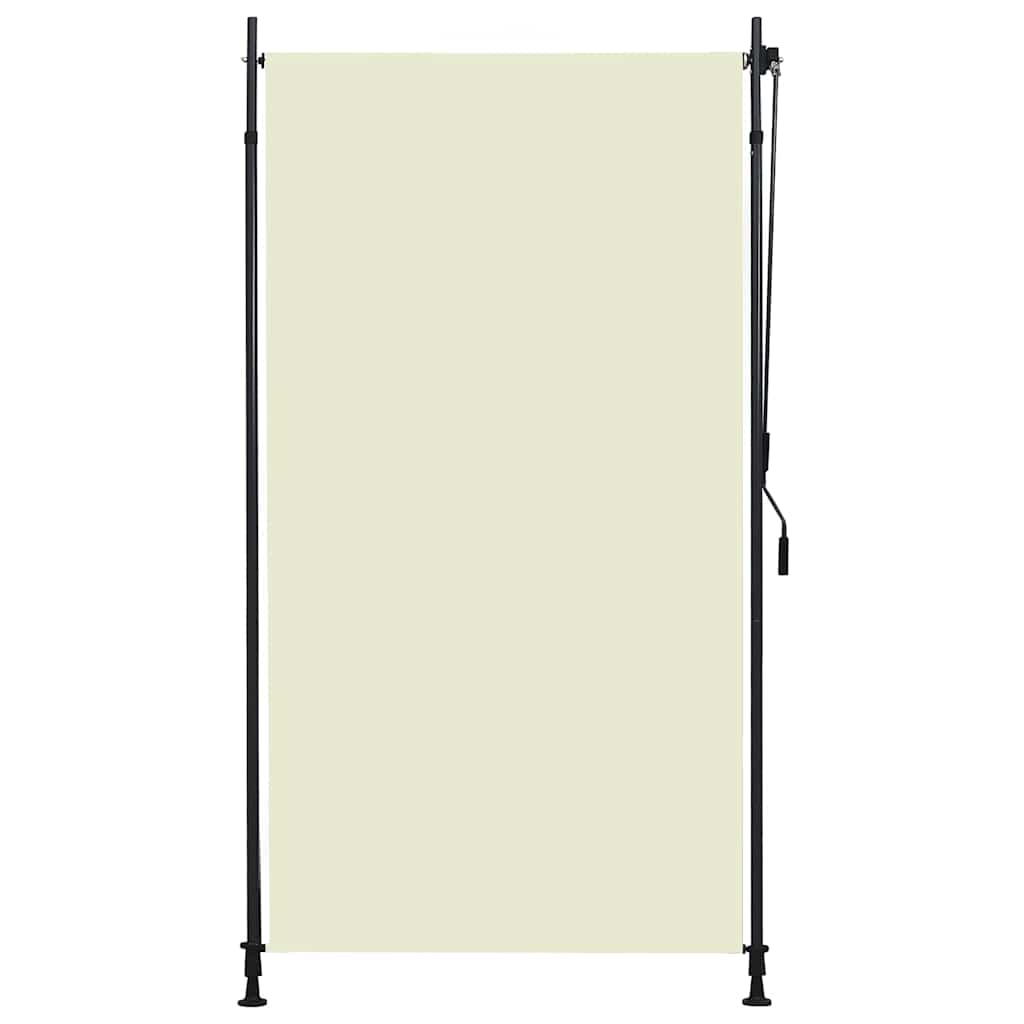 Vidaxl Roller Blind für außerhalb 120x270 cm Creme