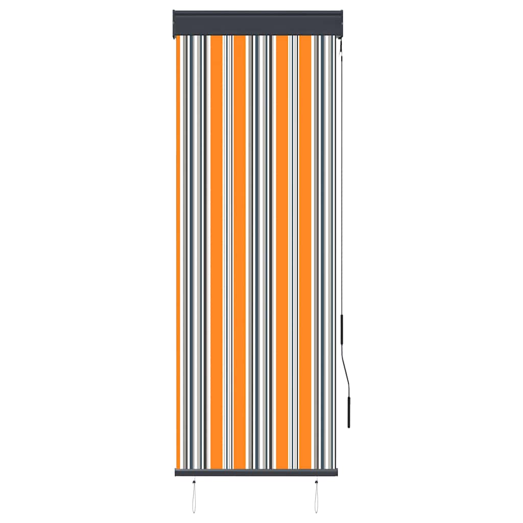 Vidaxl Roller Blind für äußere 60x250 cm gelb und blau