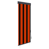 Vidaxl Roller Blind für äußere 60x250 cm Orange und Braun - afbeelding 1