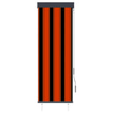 Vidaxl Roller Blind für äußere 60x250 cm Orange und Braun - afbeelding 2
