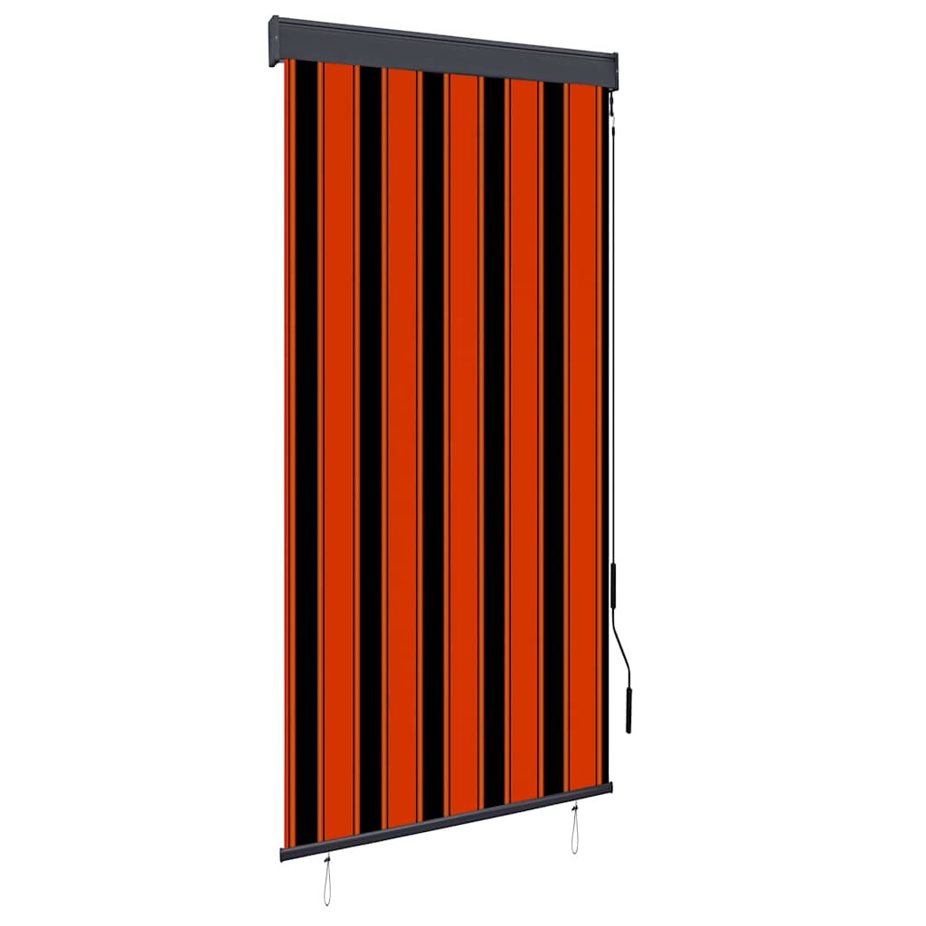 Vidaxxl Außenrollo 100x250 cm Orange und Braun