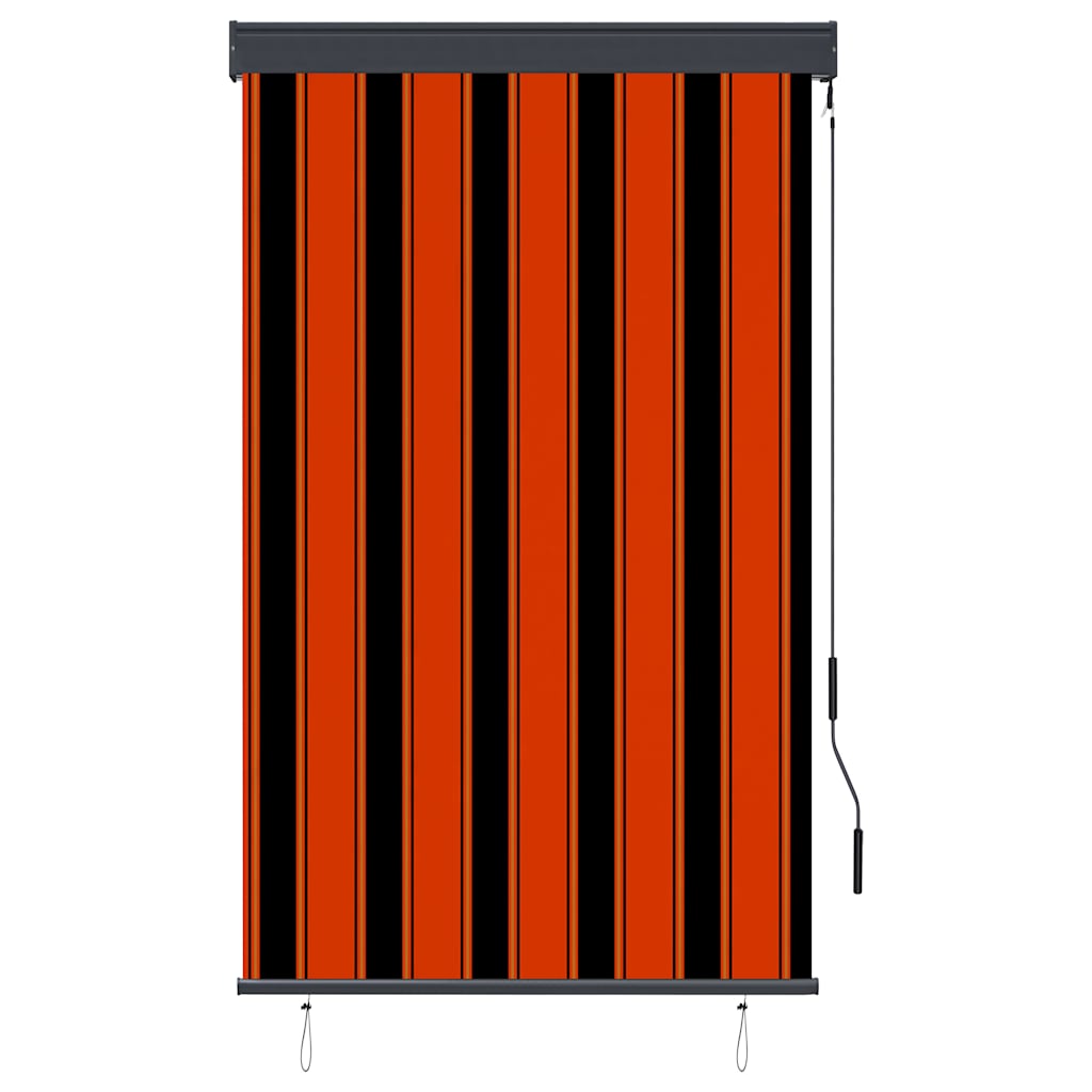 Vidaxxl Außenrollo 100x250 cm Orange und Braun