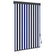 Vidaxxl Außenrollo 120x250 cm blau und weiß