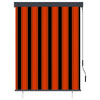 VidaXL Außenrollo 120x250 cm Orange und Braun