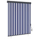 Vidaxxl Außenrollo 140x250 cm blau und weiß