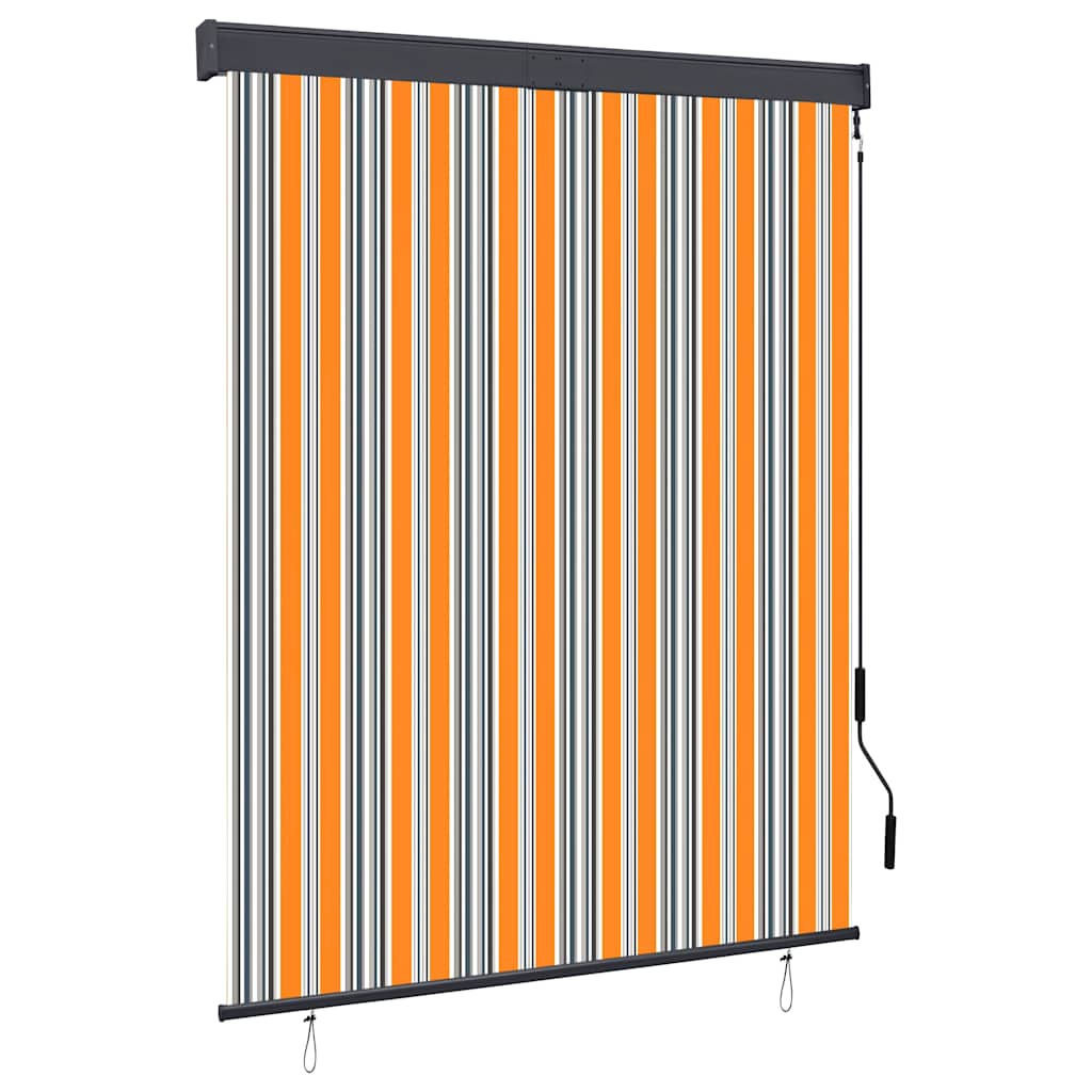 Vidaxxl Außenrollo 140x250 cm Gelb und Blau