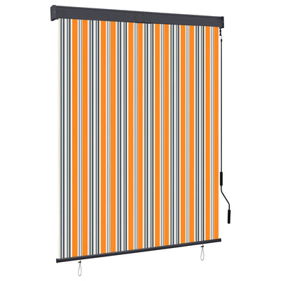 Vidaxxl Außenrollo 140x250 cm Gelb und Blau