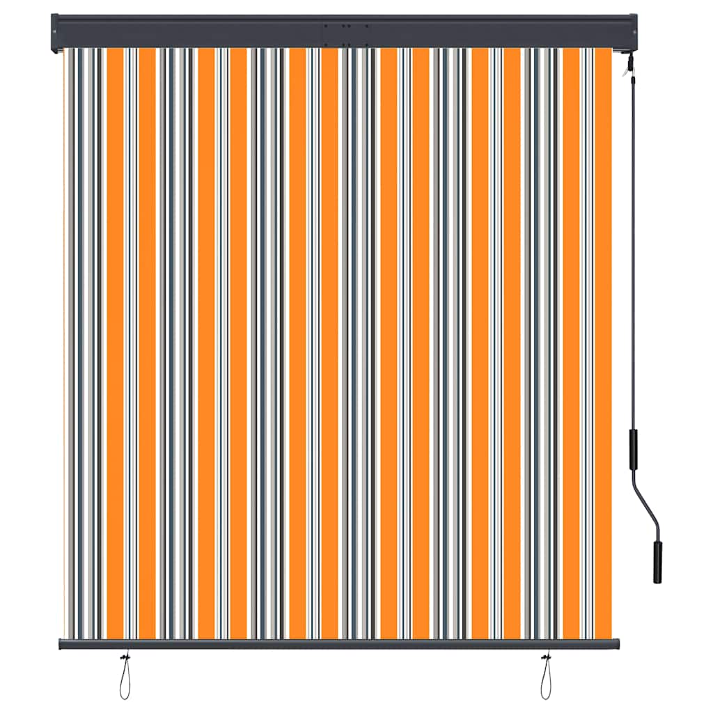 Vidaxxl Außenrollo 140x250 cm Gelb und Blau