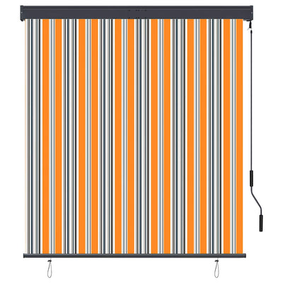 Vidaxxl Außenrollo 140x250 cm Gelb und Blau