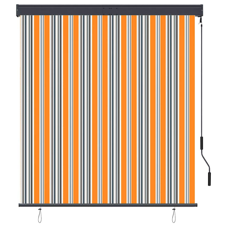 Vidaxxl Außenrollo 140x250 cm Gelb und Blau